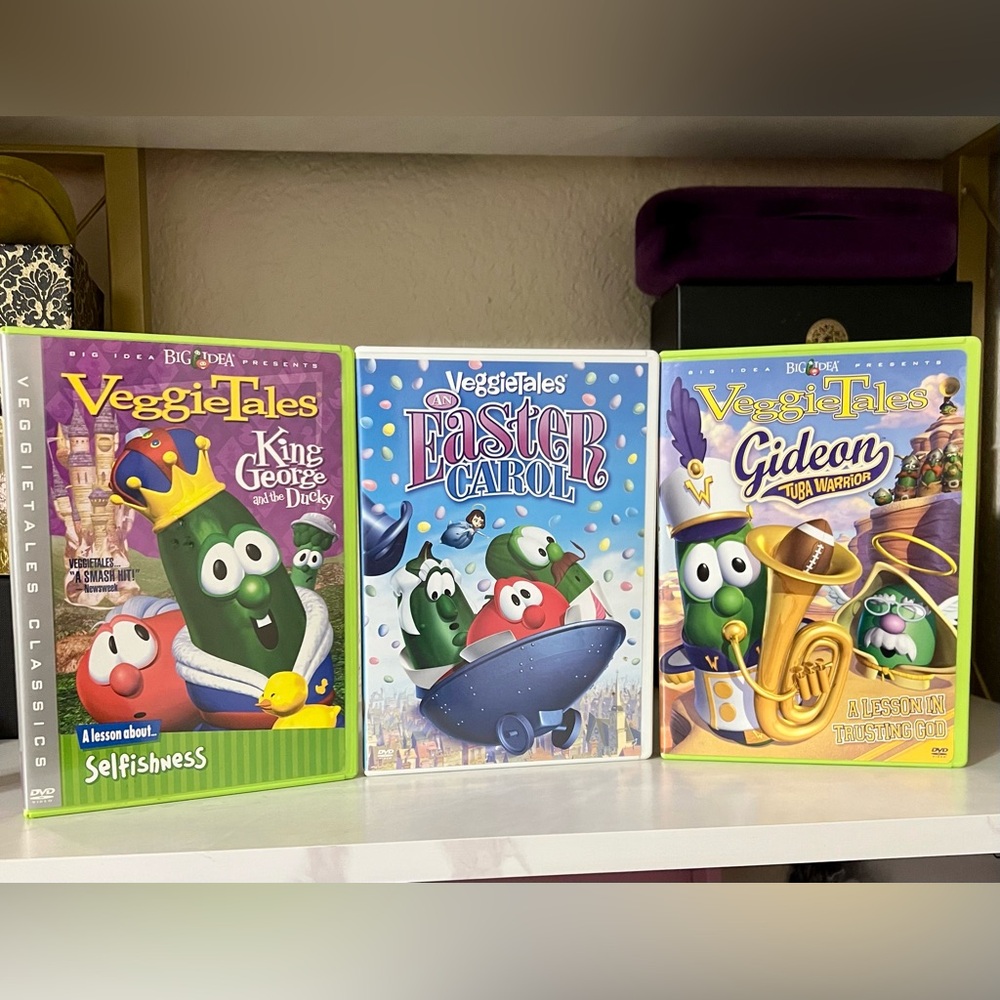 3 Veggie Tales DVD Set